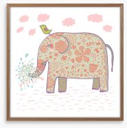 Elephants Framed Art Print 12979462