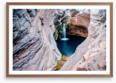 Hamersley Gorge falls Framed Art Print 131724853