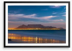 Table Mountain twilight Framed Art Print 132790413