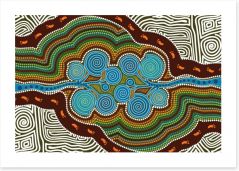 Aboriginal Art Art Print 133226107