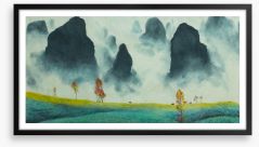 Chinese Art Framed Art Print 133228593