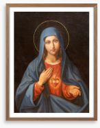 Immaculate heart of Mary Framed Art Print 133909661
