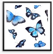 Butterflies Framed Art Print 134724507