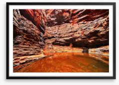 Karijini canyon Framed Art Print 138436353