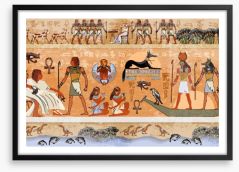 Gods and pharaohs Framed Art Print 138583970