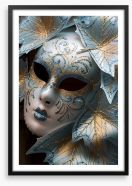 Venetian mask Framed Art Print 139029920