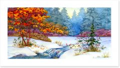 Winter Art Print 141355708