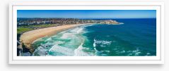 Bondi bay panorama Framed Art Print 142418788