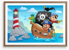 Pirates Framed Art Print 143250739