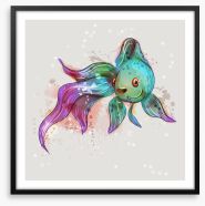 Feeling fishy Framed Art Print 144460592
