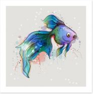 Seems fishy Art Print 144460900