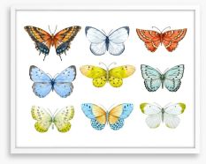 Butterflies Framed Art Print 146038733