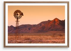 The Flinders windmill Framed Art Print 151083503