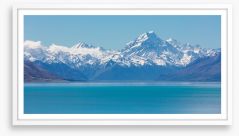 Fiordland mountain blues Framed Art Print 151218124