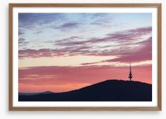 Black Mountain dawn Framed Art Print 151221224