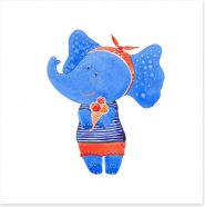 Elephants Art Print 152723648