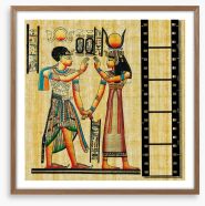 Pharaoh on film Framed Art Print 15524501