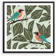 Two in the tree Framed Art Print 157250537