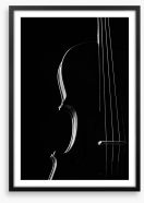 Symphony silhouette Framed Art Print 160817596
