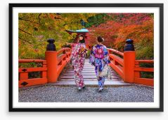 To the temple Framed Art Print 162635313