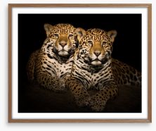Team jaguar Framed Art Print 163503847