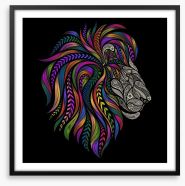 Mystic lion Framed Art Print 163623373