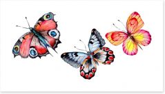 Butterflies Art Print 164500312