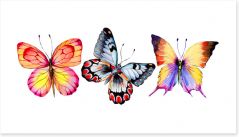 Butterflies Art Print 164500326
