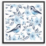 Bluebird blues Framed Art Print 165140220