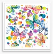 Butterflies Framed Art Print 165509416