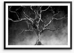 Twisted with time Framed Art Print 166409375