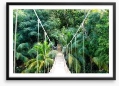 Into the jungle Framed Art Print 167948853