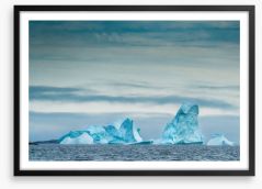 Glaciers Framed Art Print 169843918