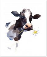 Daisy the cow Art Print 171476668
