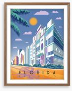Florida art deco Framed Art Print 173564026