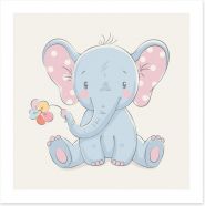 Elephants Art Print 175531518