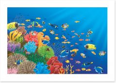Under The Sea Art Print 177156233
