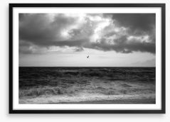 Stormy sea soar Framed Art Print 178624608
