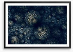 Cosmic kaleidoscope Framed Art Print 180936058
