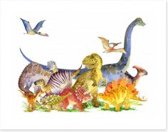 Dinosaurs Art Print 181334756