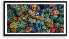 Above autumn Framed Art Print 182095403
