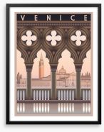 Venetian beauty Framed Art Print 184145022