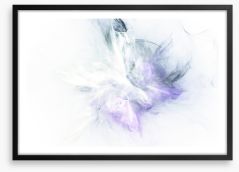 Violet verglas Framed Art Print 184879138