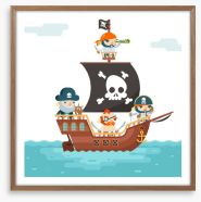 Pirates Framed Art Print 185123579