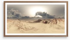 Desert storm Framed Art Print 185794110
