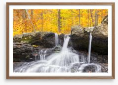 Waterfalls Framed Art Print 186937423