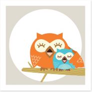 Owls Art Print 18773220