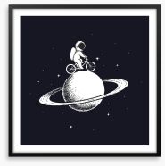 Planet ride Framed Art Print 188189931