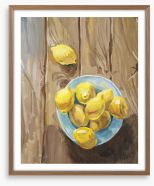 Left out lemon Framed Art Print 188824687