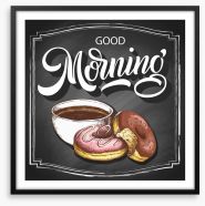 A good morning Framed Art Print 190088954
